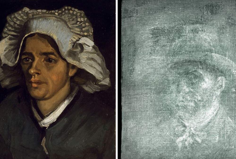 Who is the man in the portrait discovered under the Van Gogh painting?