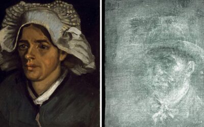 Who is the man in the portrait discovered under the Van Gogh painting?