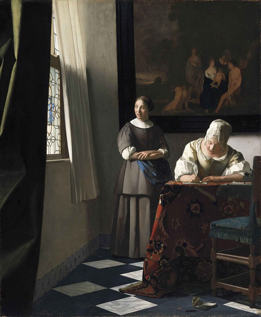 Vemeer, donna che scrive una lettera, Dublino